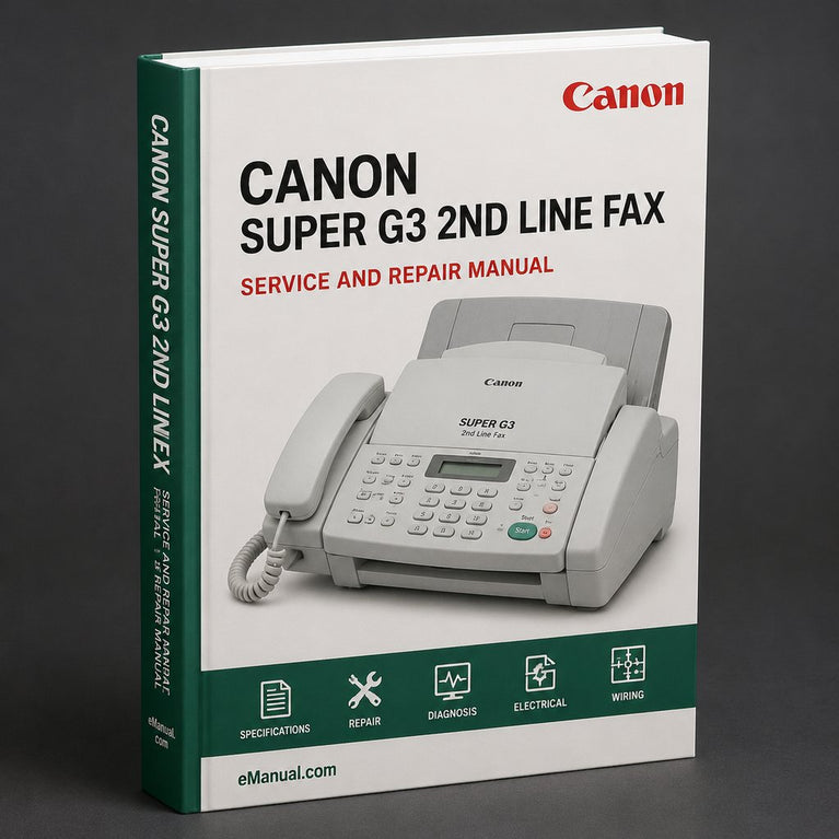 Canon Super G3 2ND Line FAX BOARD-AF1 Service Repair Workshop Manual PDF