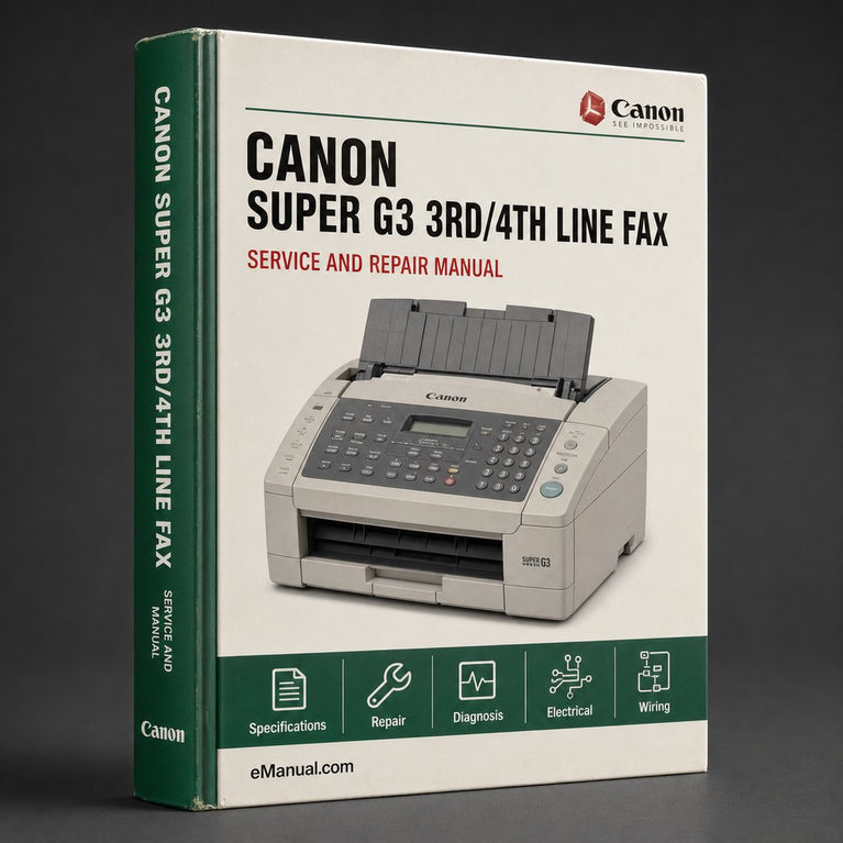 Canon Super G3 3rd/4th Line Fax BOARD-AE1 Parts Catalog PDF