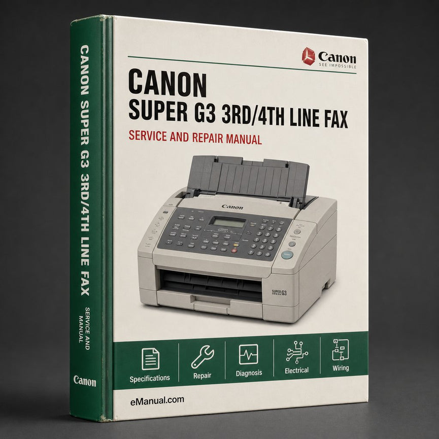 Canon Super G3 3rd/4th Line Fax BOARD-AE1 Parts Catalog PDF