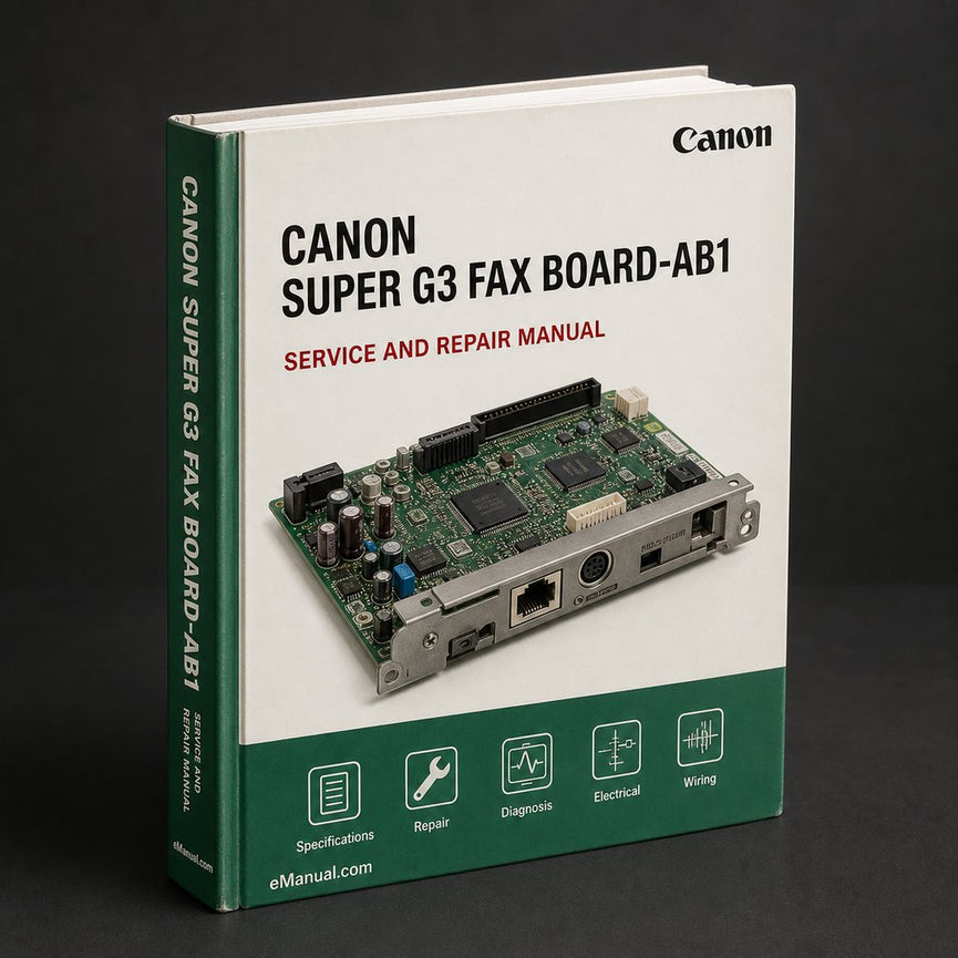Canon Super G3 FAX BOARD-AB1 Parts Catalog PDF