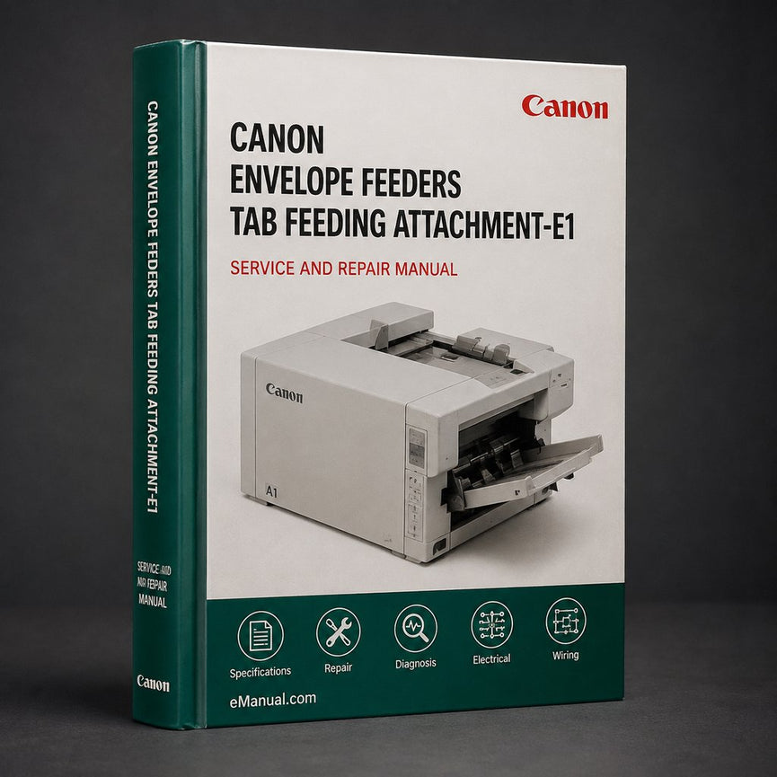 Envelope Feeders Canon Tab Feeding Attachment-e1 Parts Catalog PDF