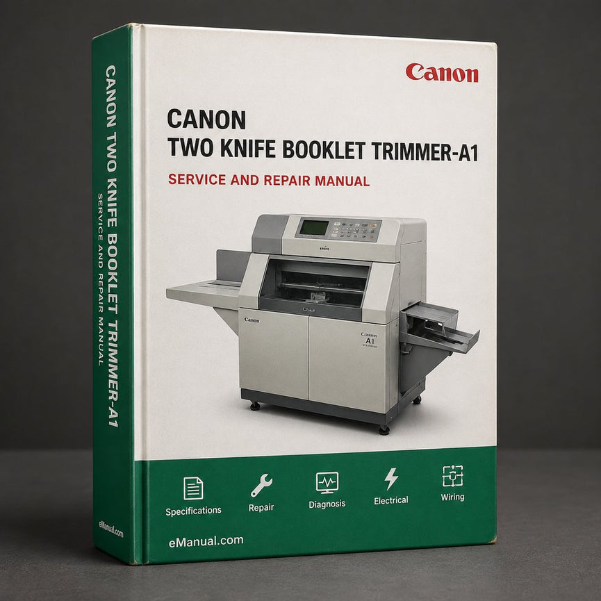 Canon Two Knife Booklet Trimmer-a1 Service Repair Workshop Manual PDF