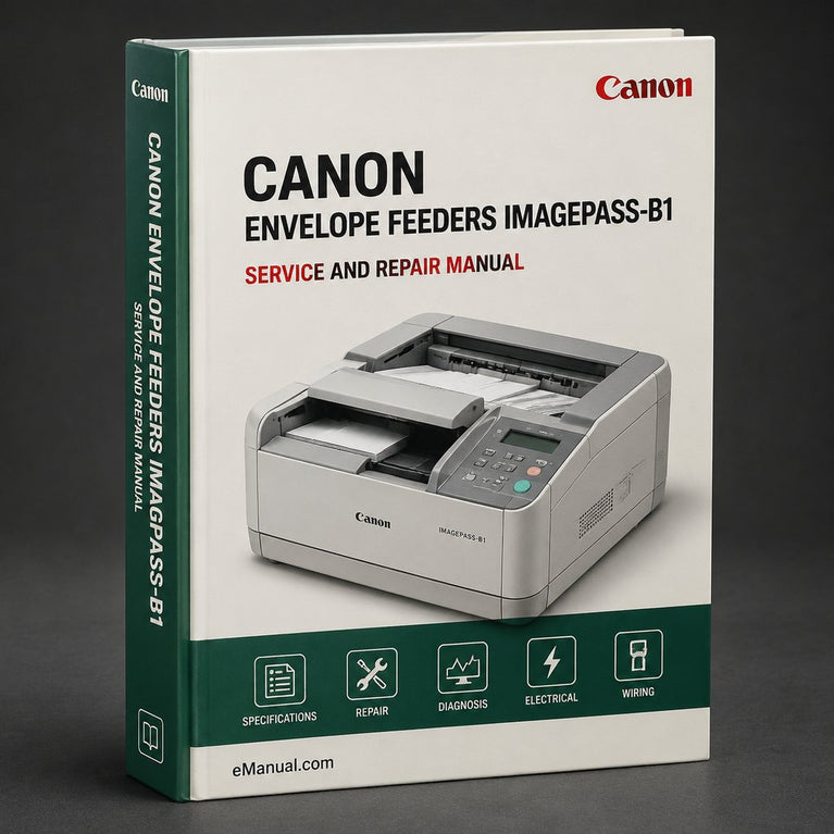 Envelope Feeders Canon Imagepass-b1 Parts Catalog PDF