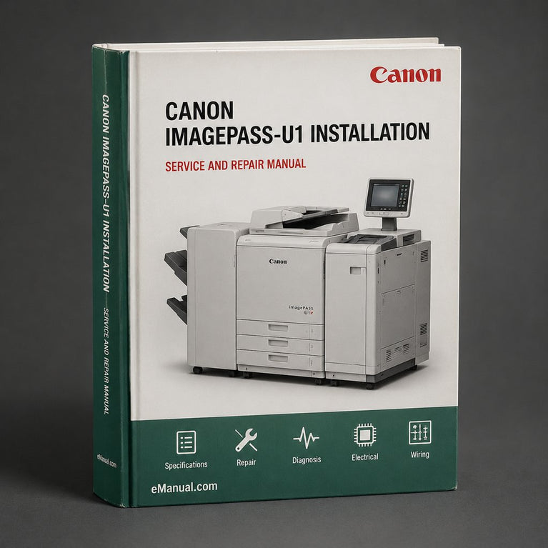 Canon Imagepass-u1 Installation Service Repair Workshop Manual PDF