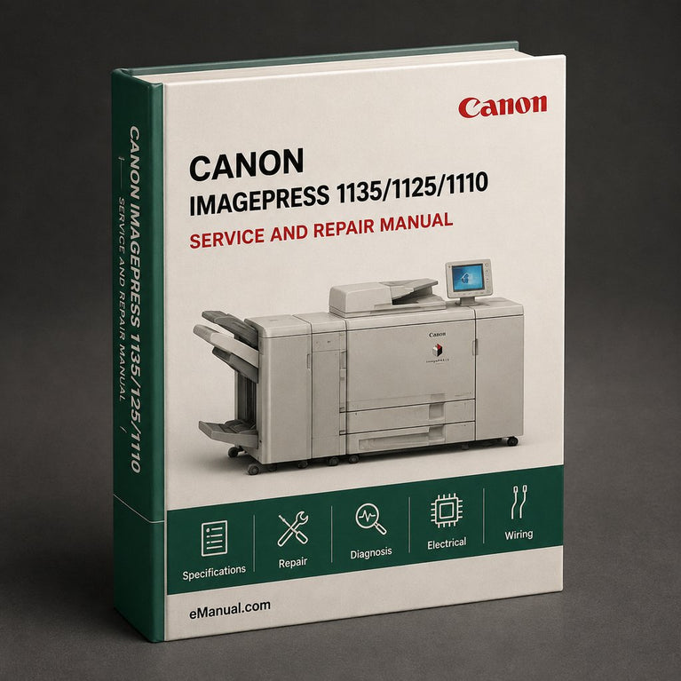 Canon Imagepress 1135/1125/1110 Service Repair Workshop Manual PDF