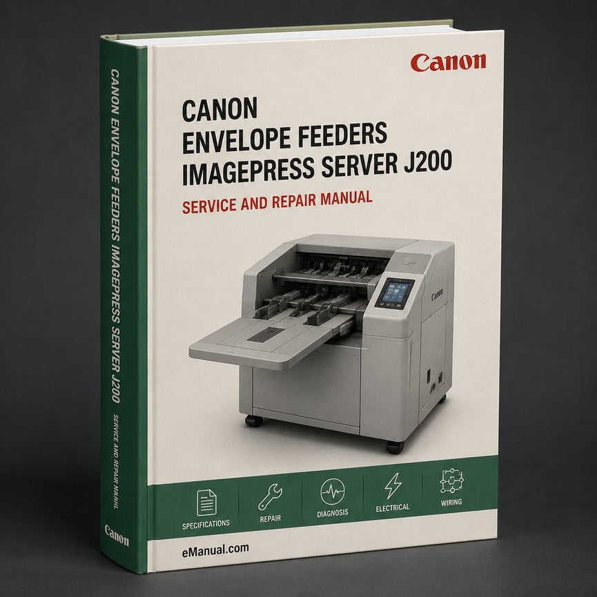 Envelope Feeders Canon Imagepress Server J200 Parts Catalog PDF
