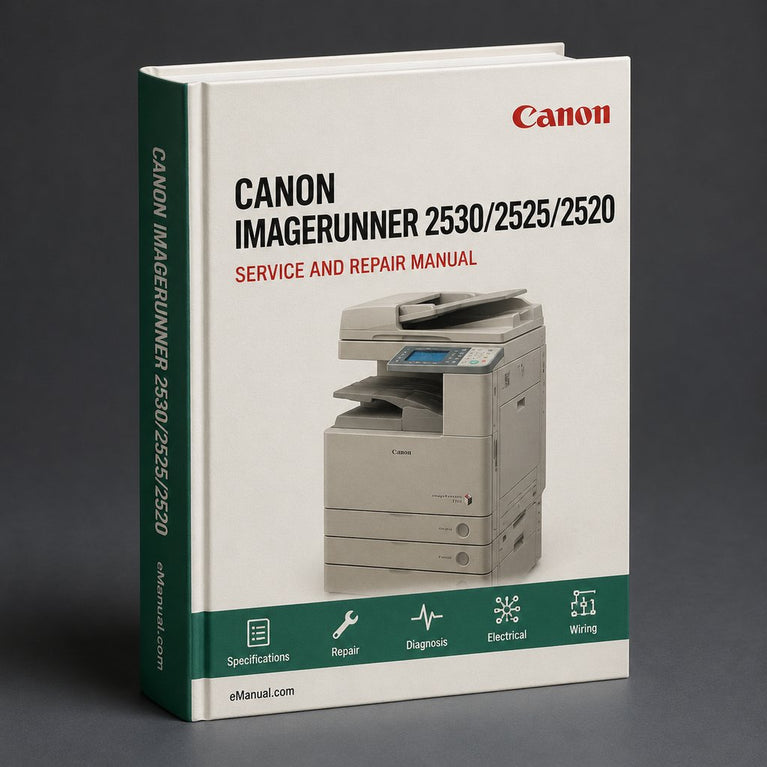 Canon Imagerunner 2530/2525/2520 Service Repair Workshop Manual PDF