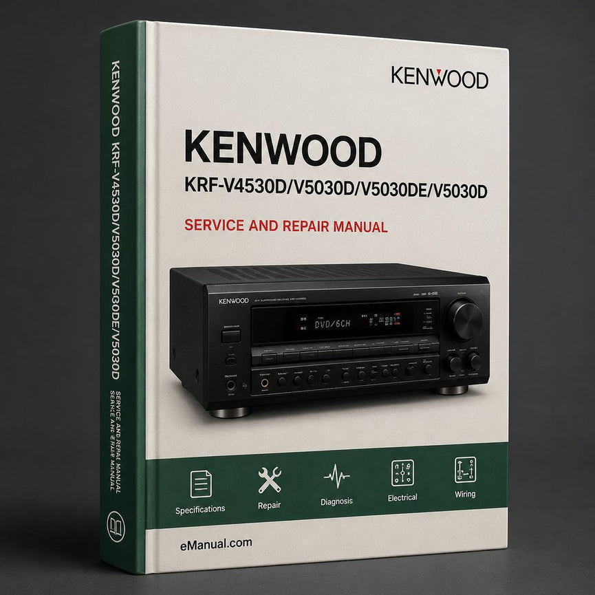 Kenwood Krf-v4530d/v5030d/v5030de/v5030d Service Repair Workshop Manual PDF