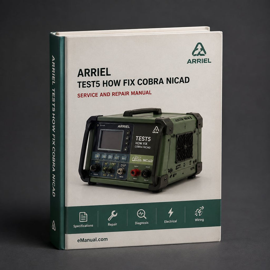 Test5 - How Fix Cobra Nicad Battery RVD Nicd DIY Plan Service Repair Workshop Manual PDF