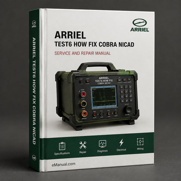 Test6 - How Fix Cobra Nicad Battery RVD Nicd DIY Plan Service Repair Workshop Manual PDF