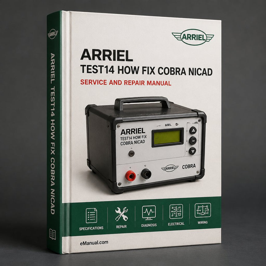 Test14 - How Fix Cobra Nicad Battery RVD Nicd DIY Plan Service Repair Workshop Manual PDF