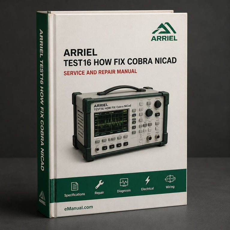 Test16 - How Fix Cobra Nicad Battery RVD Nicd DIY Plan Service Repair Workshop Manual PDF