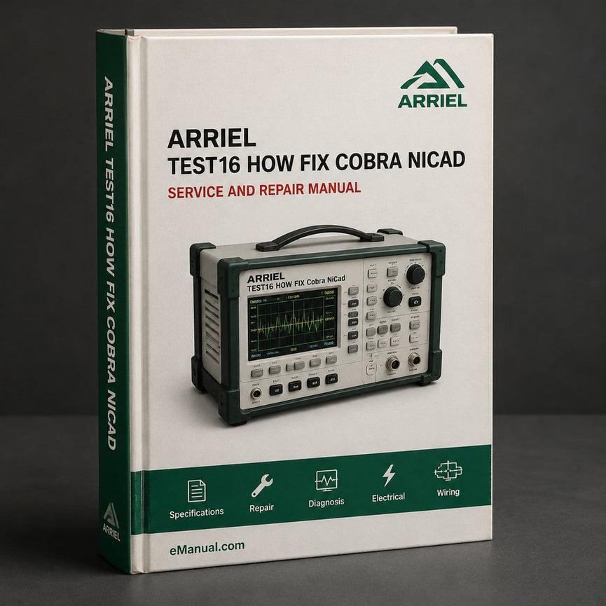 Test16 - How Fix Cobra Nicad Battery RVD Nicd DIY Plan Service Repair Workshop Manual PDF