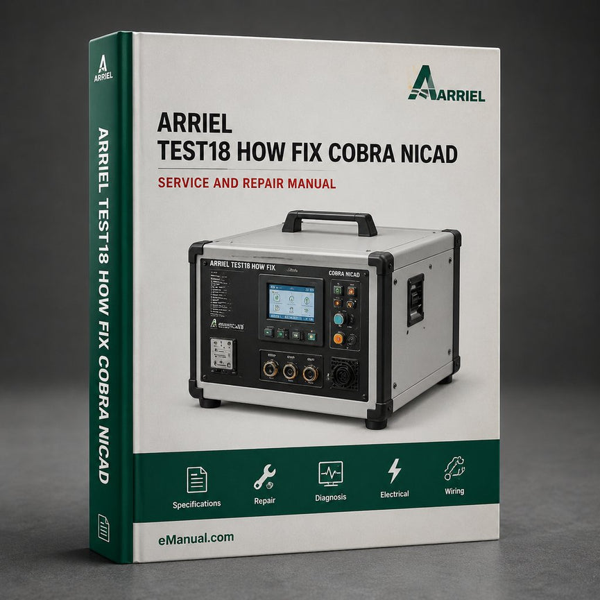 Test18 - How Fix Cobra Nicad Battery RVD Nicd DIY Plan Service Repair Workshop Manual PDF