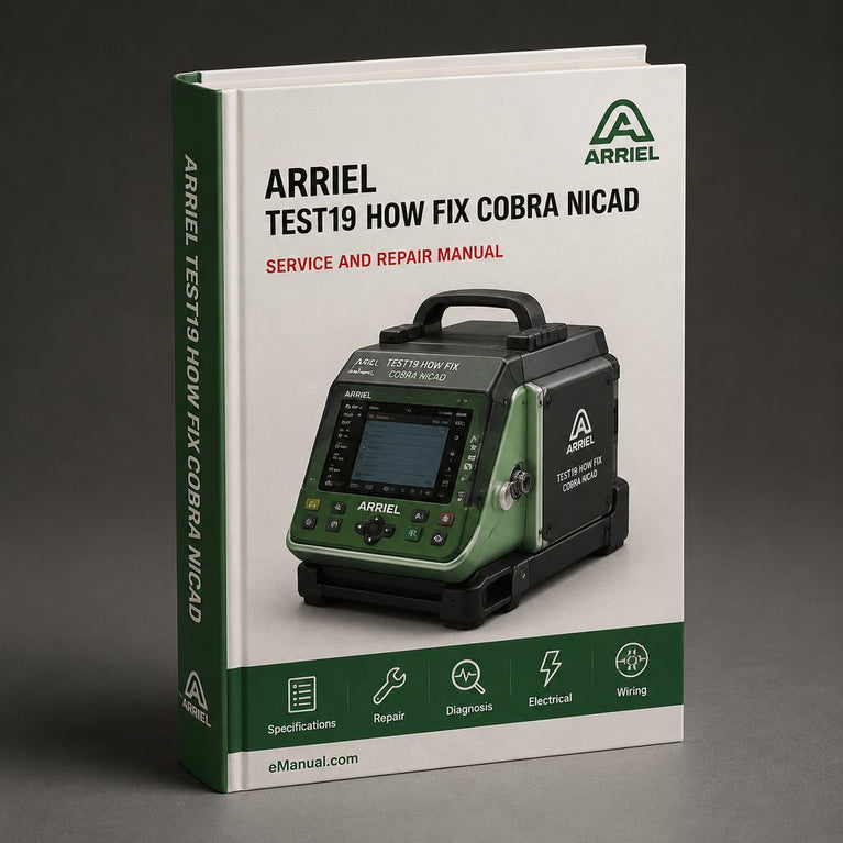 Test19 - How Fix Cobra Nicad Battery RVD Nicd DIY Plan Service Repair Workshop Manual PDF