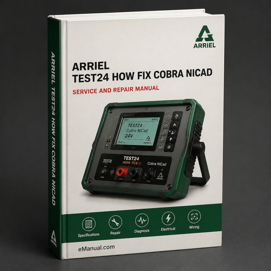 Test24 - How Fix Cobra Nicad Battery RVD Nicd DIY Plan Service Repair Workshop Manual PDF