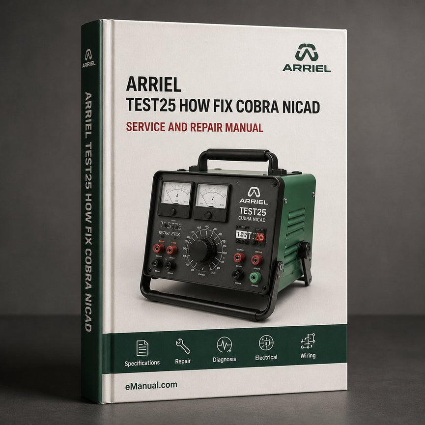 Test25 - How Fix Cobra Nicad Battery RVD Nicd DIY Plan Service Repair Workshop Manual PDF
