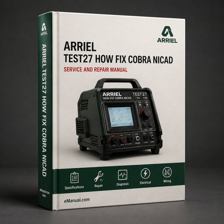 Test27 - How Fix Cobra Nicad Battery RVD Nicd DIY Plan Service Repair Workshop Manual PDF