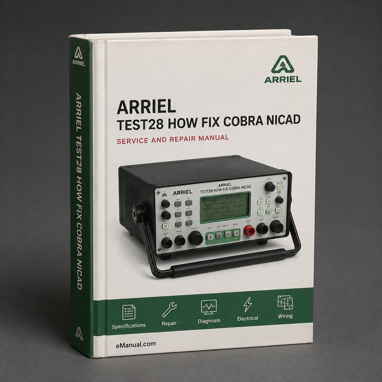 Test28 - How Fix Cobra Nicad Battery RVD Nicd DIY Plan Service Repair Workshop Manual PDF