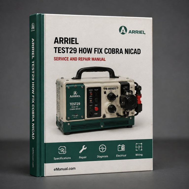 Test29 - How Fix Cobra Nicad Battery RVD Nicd DIY Plan Service Repair Workshop Manual PDF