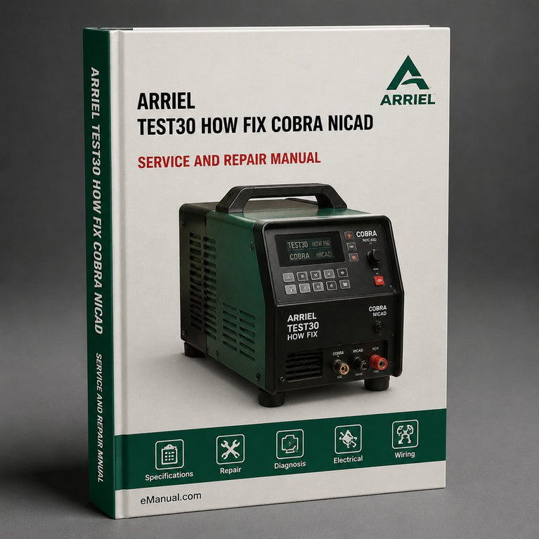 Test30 - How Fix Cobra Nicad Battery RVD Nicd DIY Plan Service Repair Workshop Manual PDF