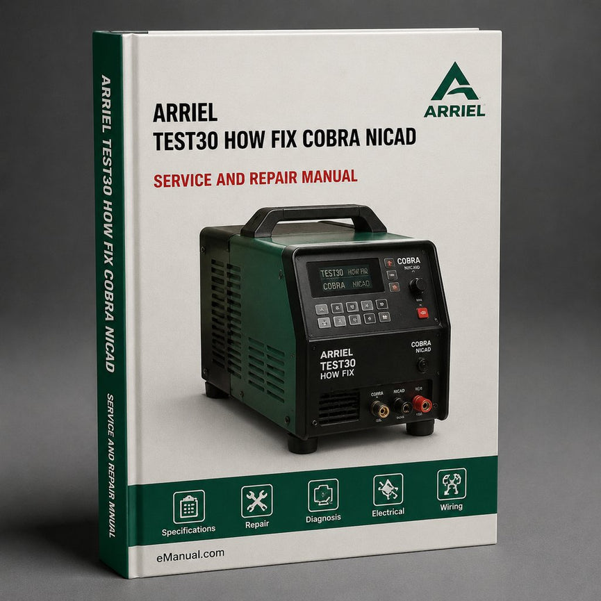 Test30 - How Fix Cobra Nicad Battery RVD Nicd DIY Plan Service Repair Workshop Manual PDF