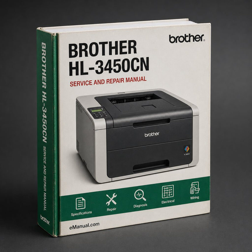 Brother Hl-3450cn Service Repair Workshop Manual PDF
