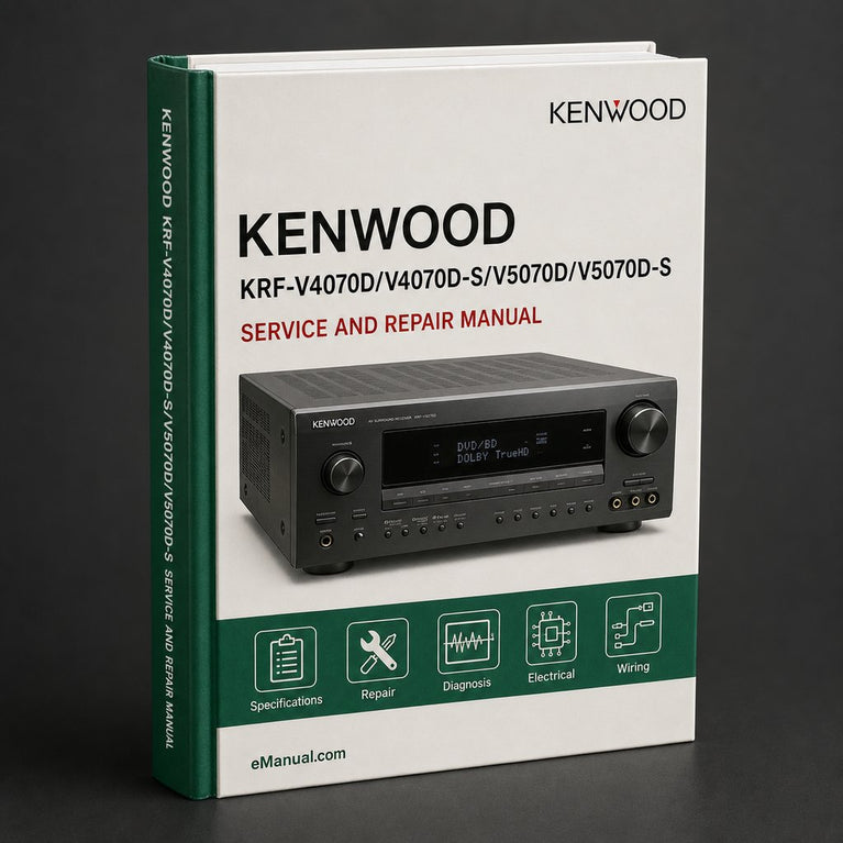 Kenwood Krf-v4070d/v4070d-s/v5070d/v5070d-s Service Repair Workshop Manual PDF