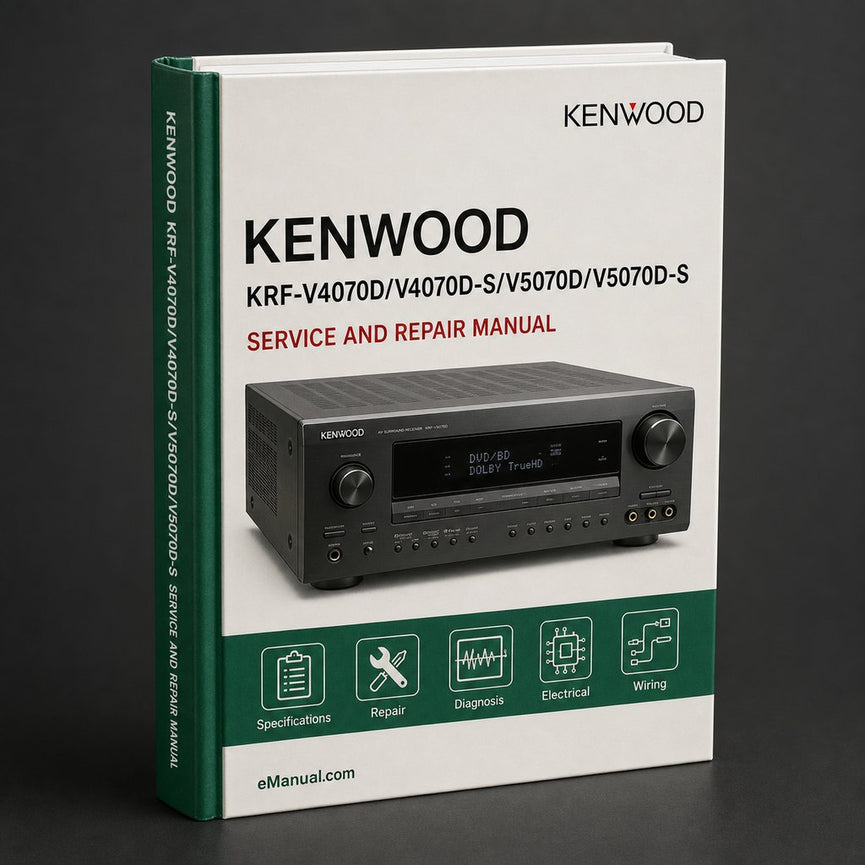 Kenwood Krf-v4070d/v4070d-s/v5070d/v5070d-s Service Repair Workshop Manual PDF