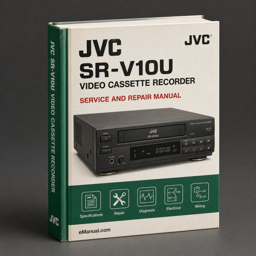 JVC SR-V10U Video Cassette Recorder Service Repair Workshop Manual PDF