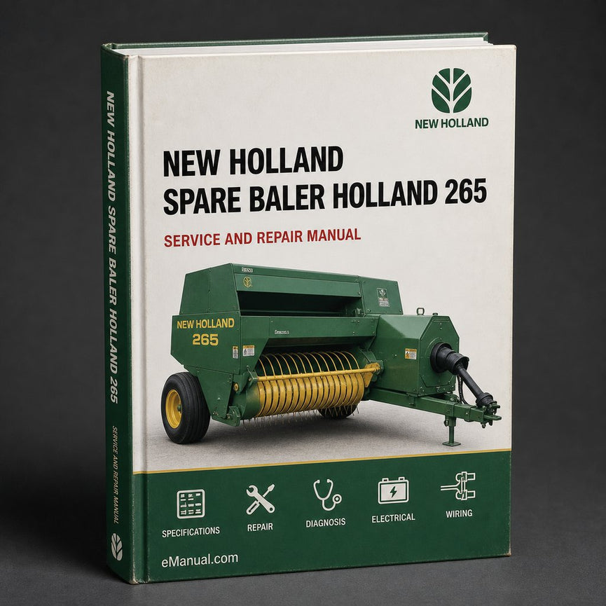 Spare Baler New Holland 265 Parts Catalog PDF