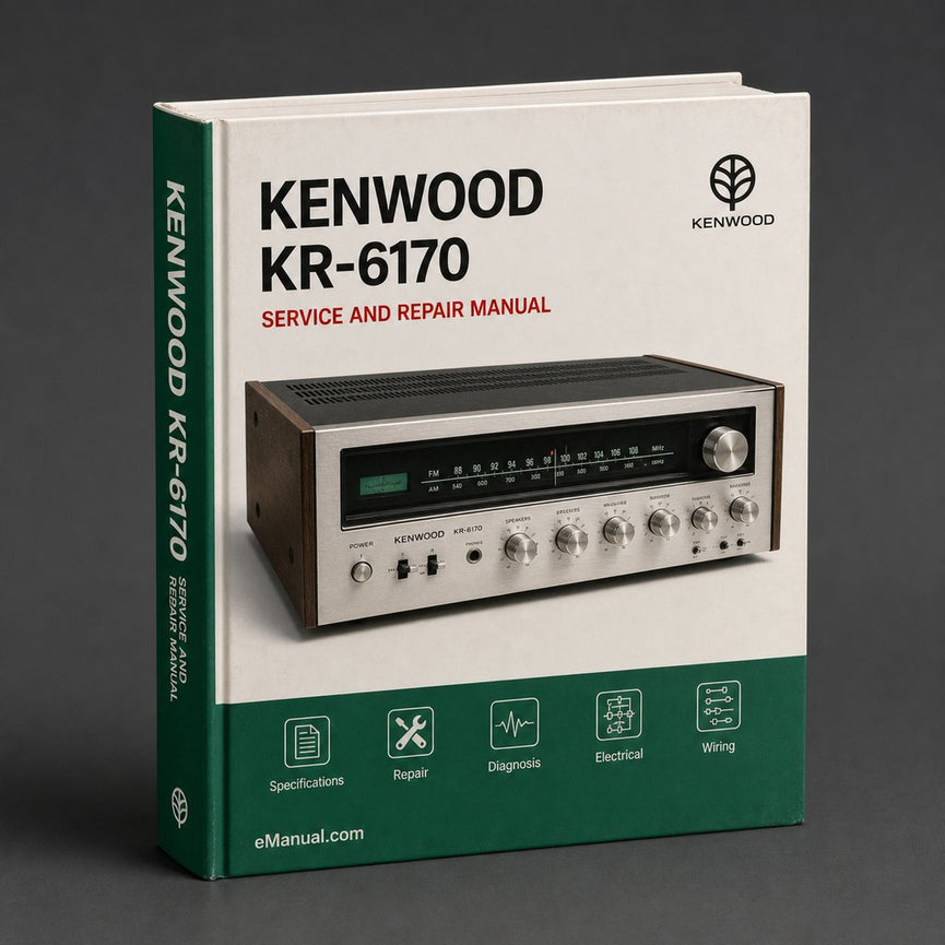 Kenwood KR-6170 Service Repair Workshop Manual PDF