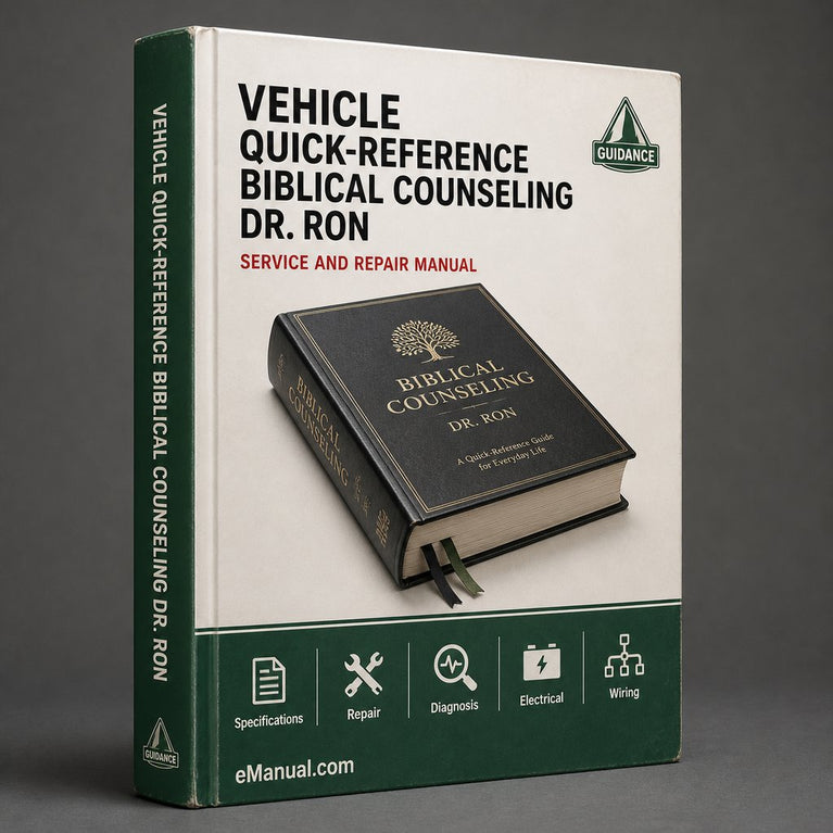 Quick-reference Biblical Counseling - Dr. Ron Hawkins Service Repair Workshop Manual PDF