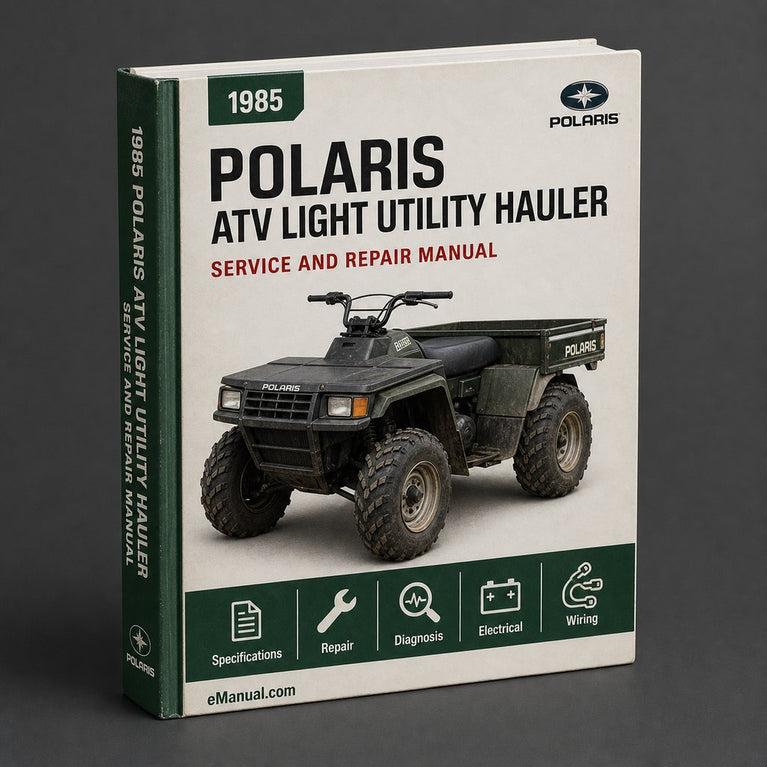 1985-1995 Polaris ATV Light Utility Hauler Service Repair Workshop Manual PDF
