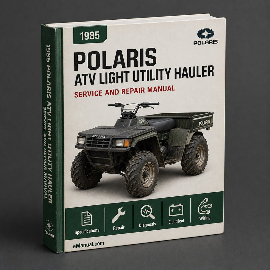 1985-1995 Polaris ATV Light Utility Hauler Service Repair Workshop Manual PDF