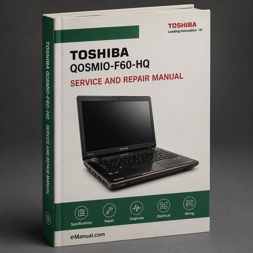 Toshiba Qosmio-f60-hq Service Repair Workshop Manual PDF
