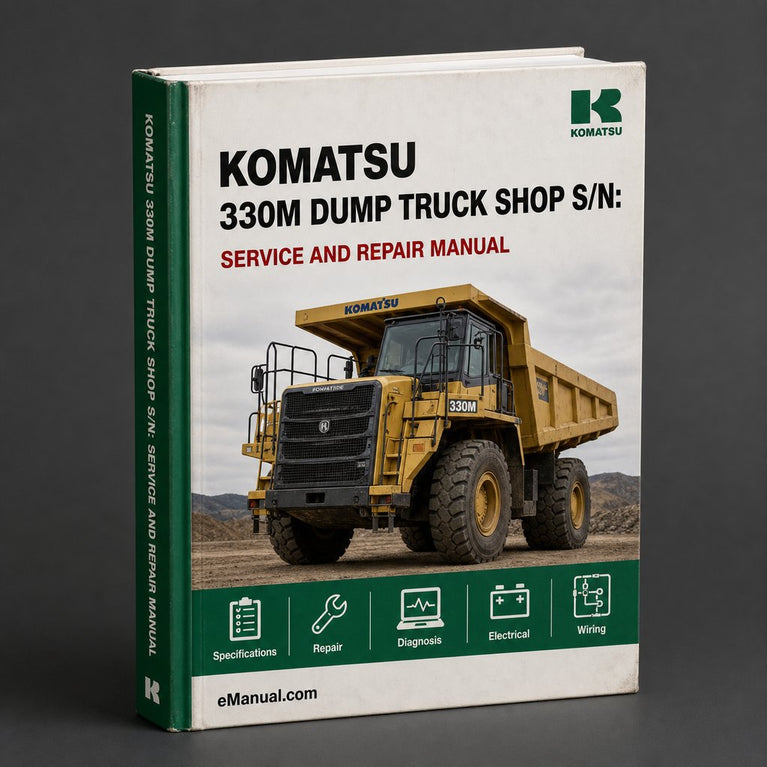 Komatsu 330M Dump Truck Shop (s/n: BFP41-AE Up) Service Repair Workshop Manual PDF