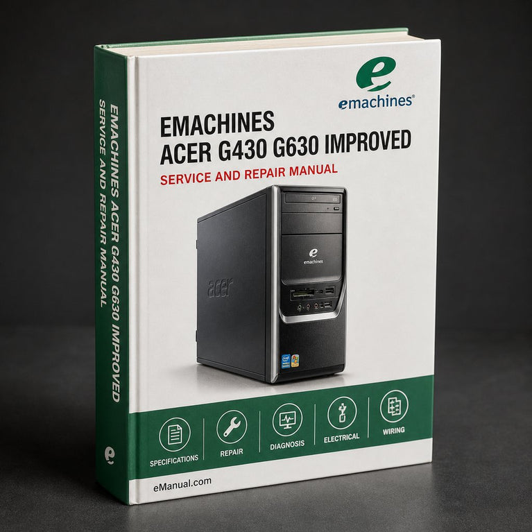 Acer Emachines G430 G630 [improved] Service Repair Workshop Manual PDF