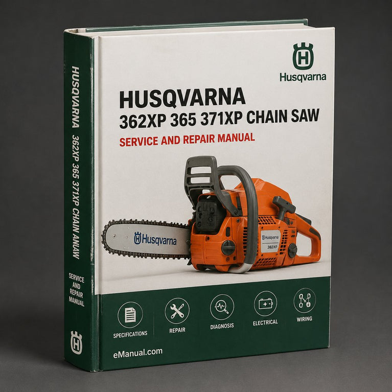 Husqvarna 362XP / 365 371XP Chain Saw Service Repair Workshop Manual PDF