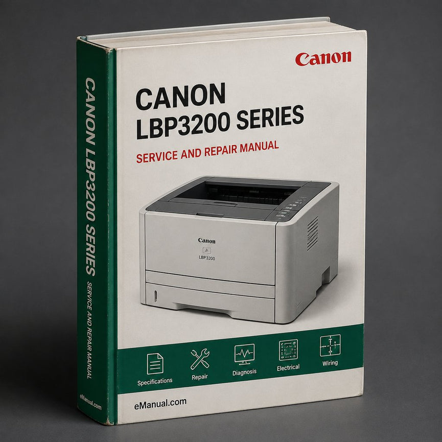 Canon LBP3200 Series Service Repair Workshop Manual PDF