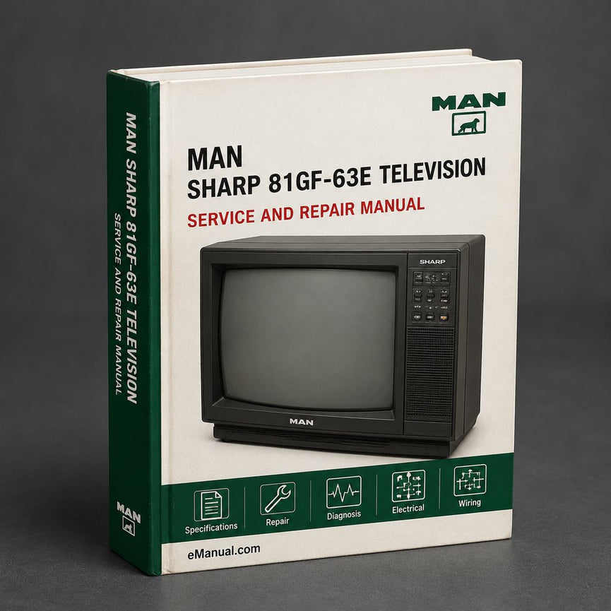 Sharp 81GF-63E Television Service Repair Workshop Manual PDF