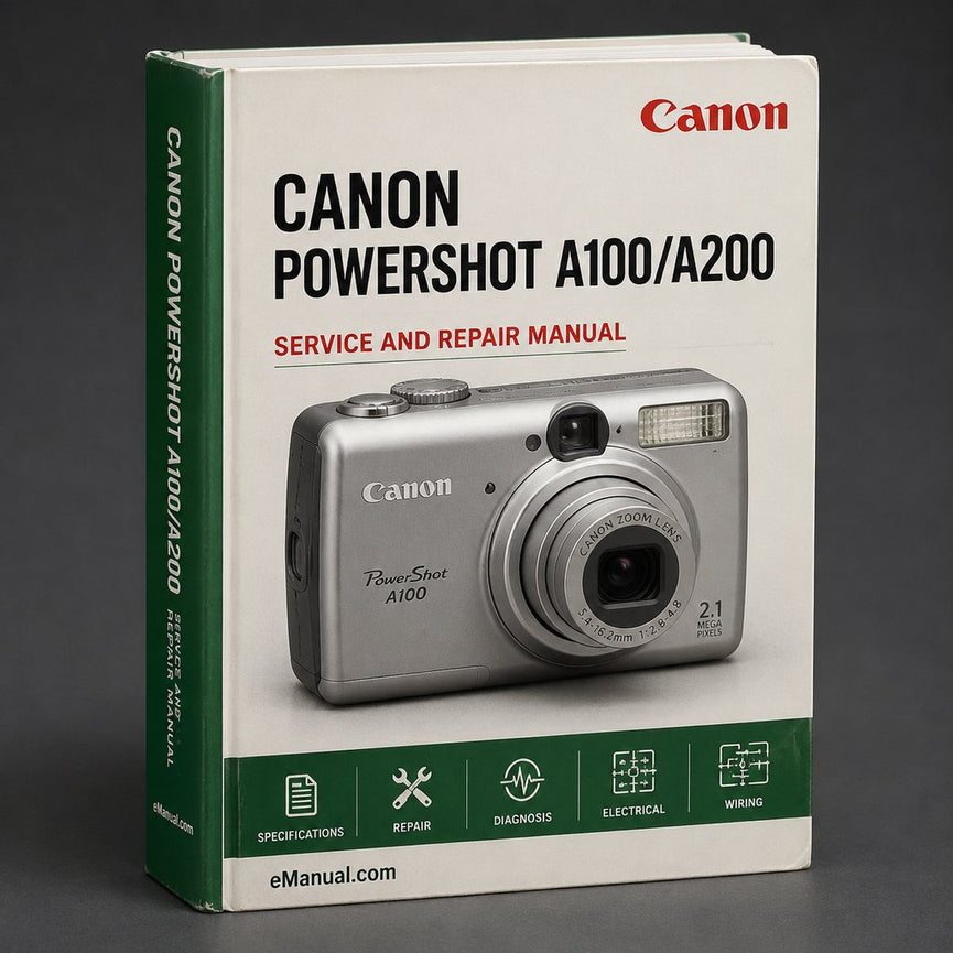 Canon Powershot A100/a200 Service Repair Workshop Manual PDF