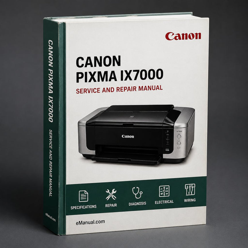 Canon Pixma IX7000 Service Repair Workshop Manual PDF