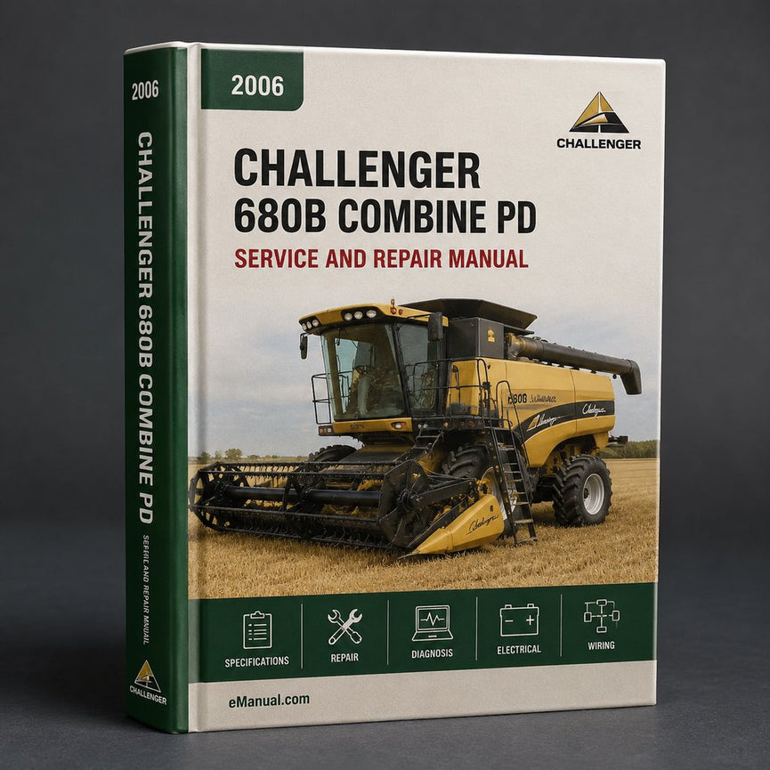 2006-2009 Challenger 680B Combine Best - 171MB Service Repair Workshop Manual PDF