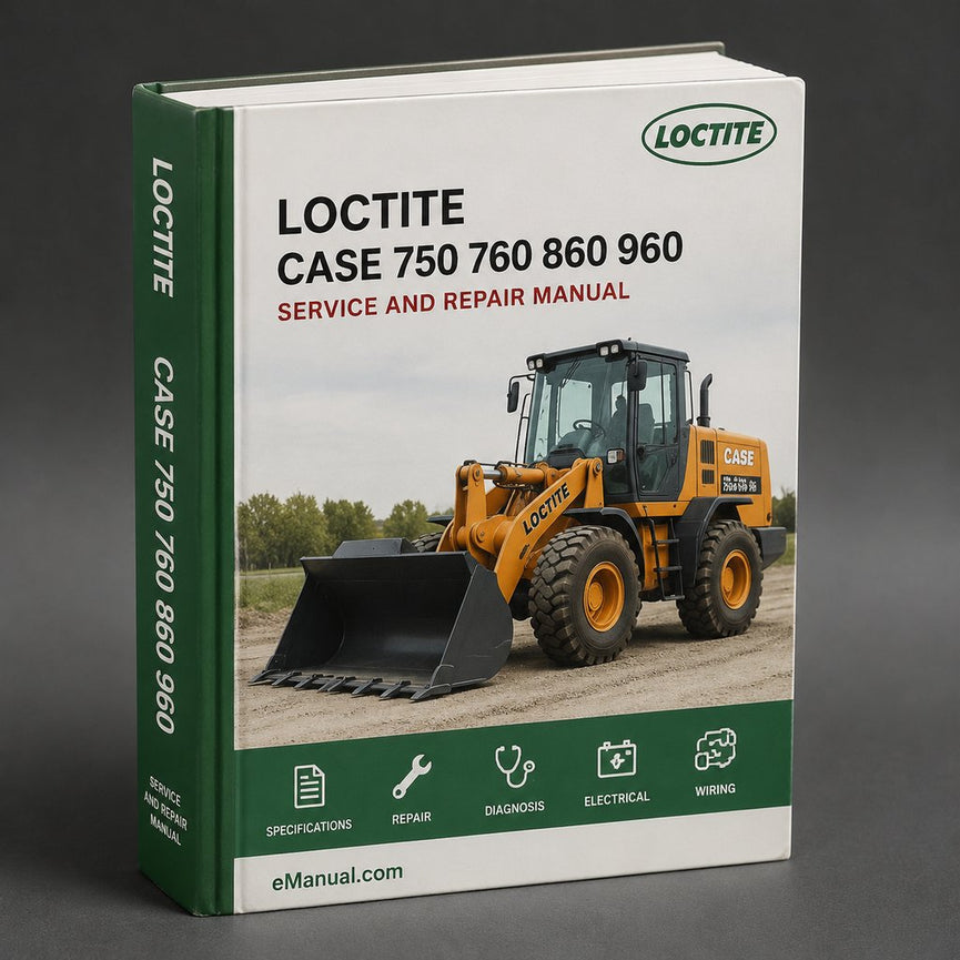 Case 750 / 760 860 960 965 Loader Backhoe Service Repair Workshop Manual PDF