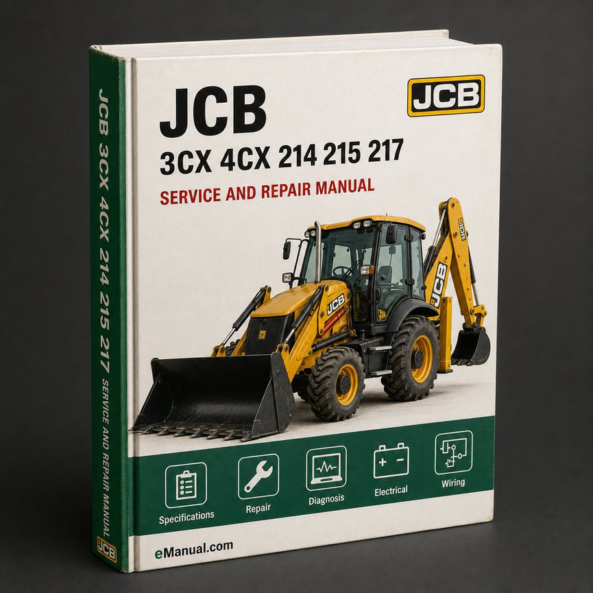 JCB 3CX 4CX 214 215 217 Service Repair Workshop Manual PDF
