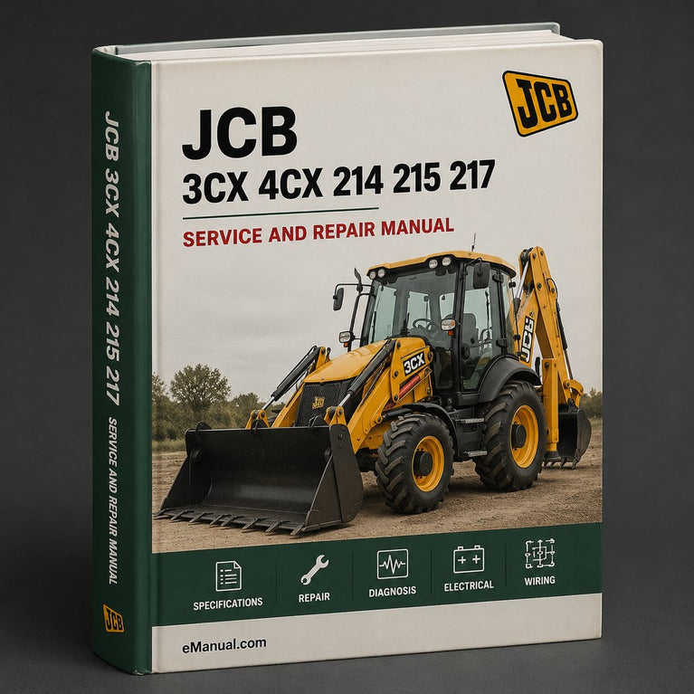JCB 3CX 4CX 214 215 217 Variants Service Repair Workshop Manual PDF