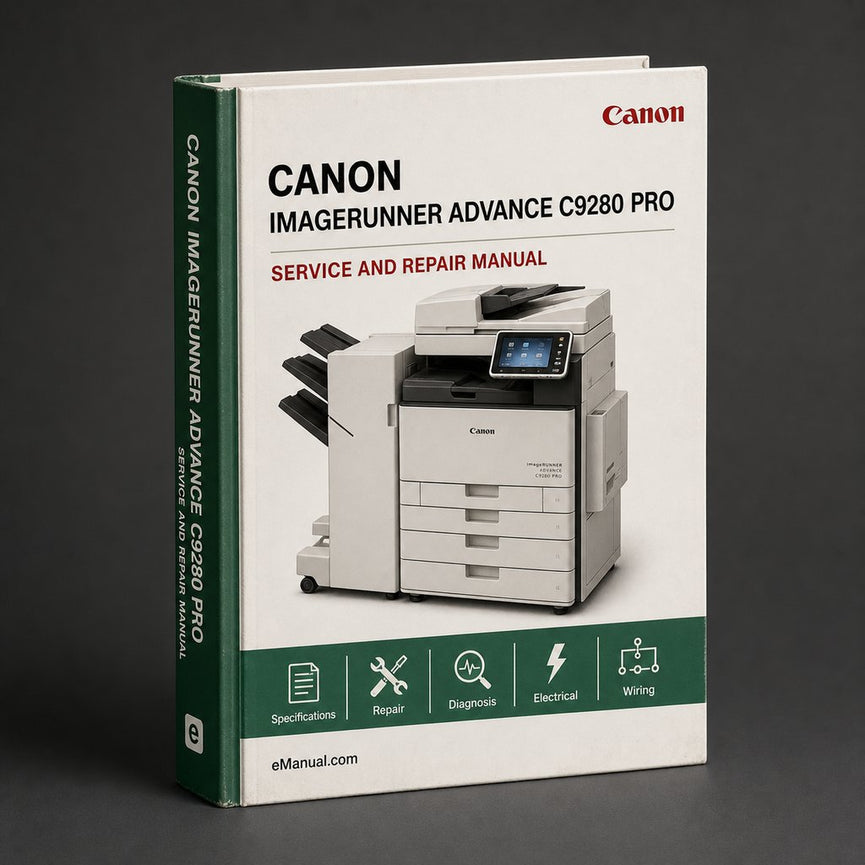 Canon Imagerunner Advance C9280 PRO Service Repair Workshop Manual PDF