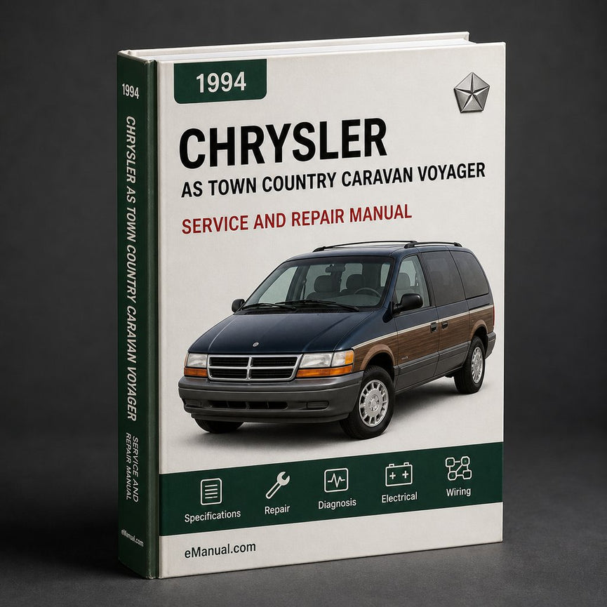 1994 Chrysler AS Town Country Caravan Voyager Service Repair Workshop Manual PDF