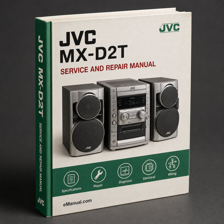 JVC MX-D2T Service Repair Workshop Manual PDF